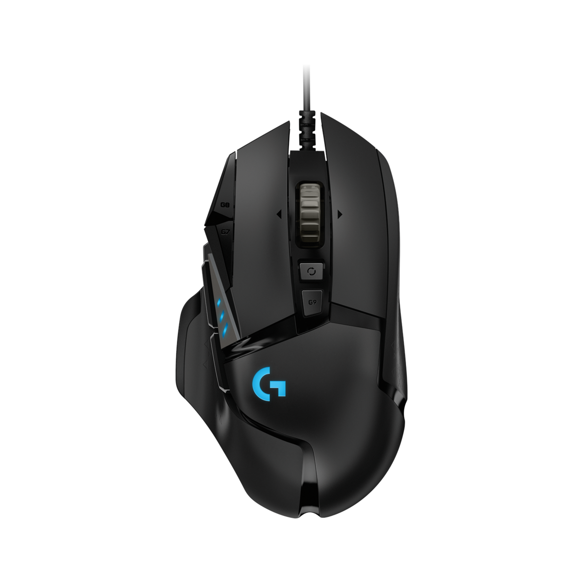 Logitech G502 HERO vista superior