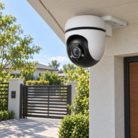 Cámara Wi-Fi Exterior Tapo C500 1080p 360° - lifestyle front-gate - Media Factory