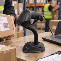 Lector de Código de Barras 1D/2D QR Alámbrico USB Jaltech Jal-plus 01 - lifestyle warehouse-inventory - Media Factory POS
