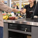 Cajón Monedero Sat RS130 4 Puestos Riel Pasta - lifestyle retail-cashier - Media Factory POS
