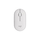 Mouse Bluetooth Logitech Pebble 2 M350s blanco — vista real 01