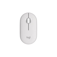 Mouse Bluetooth Logitech Pebble 2 M350s blanco — vista real 01