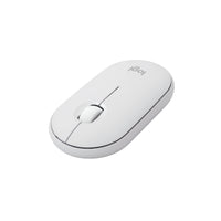 Mouse Bluetooth Logitech Pebble 2 M350s blanco — vista real 03
