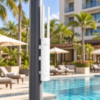 Punto de Acceso Omada TP-Link EAP225-Outdoor AC1200 - lifestyle hotel-pool - Media Factory
