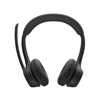 Diadema inalámbrica Logitech Zone 300 Bluetooth negra — vista técnica 3