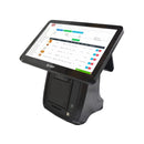 Todo en Uno POS Sat 3 en 1 TP1580 Android J4115 SSD 64GB RAM 4GB + Imp + Lect Omn 2 Pantallas - vista 2