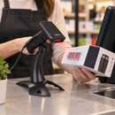 Lector de Código de Barras 1D/2D QR Alámbrico USB Digital POS Dig- D40 - lifestyle retail-checkout - Media Factory POS