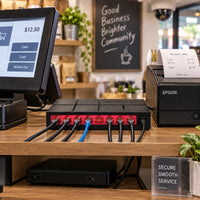 Switch Mercusys MS108G Gigabit de 8 Puertos - lifestyle retail-pos-switch - Media Factory