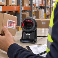 Lector de Código de Barras Omnidireccional 1D/2D QR ID Alámbrico USB Dig 8500 - lifestyle warehouse-inventory - Media Factory POS