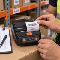 Impresora POS Térmica 3 en 1 Digital POS Dig M324 80 mm Portátil Bluetooth (Imprime Tirilla y Etiqueta) - lifestyle warehouse-labeling - Media Factory POS