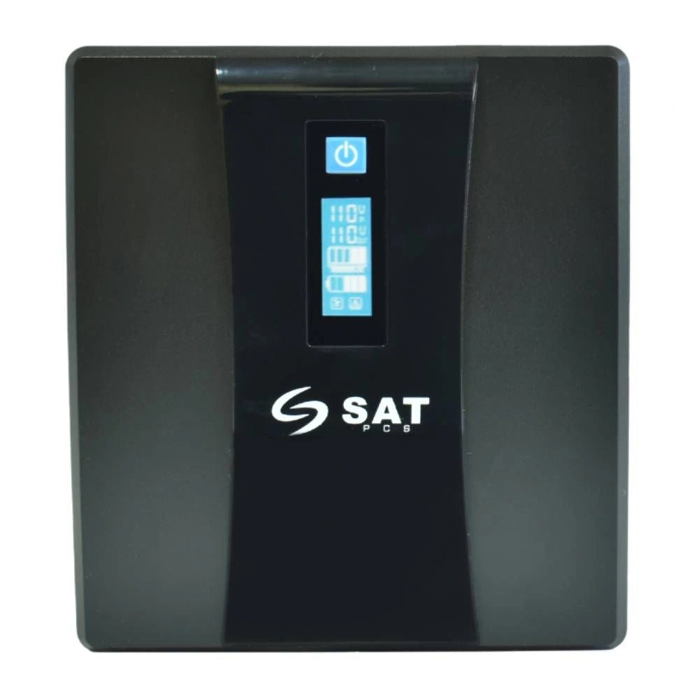 UPS interactiva SAT UR1500+LCD 1500 VA / 900 W — vista real 1