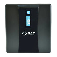 UPS interactiva SAT UR1500+LCD 1500 VA / 900 W — vista real 1