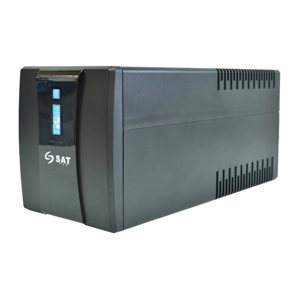 UPS interactiva SAT UR1500+LCD 1500 VA / 900 W — vista real 2