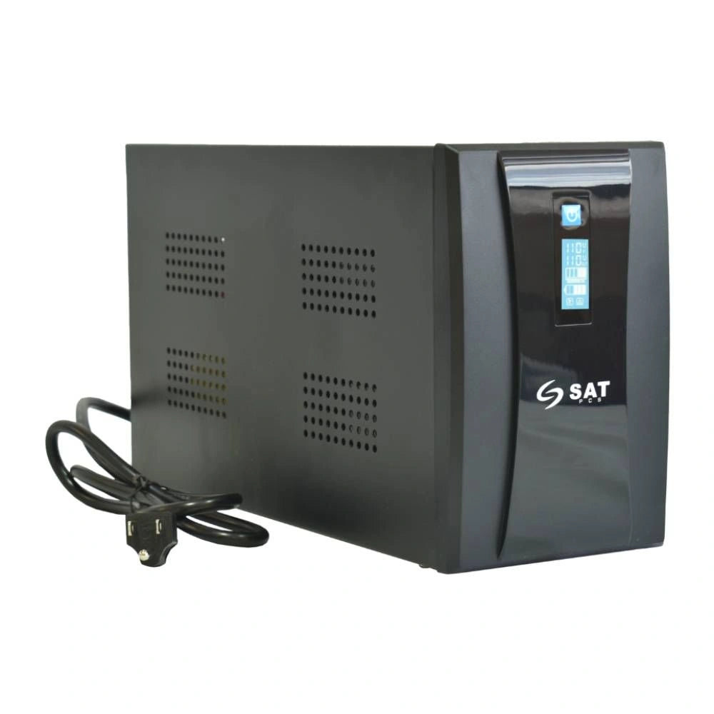 UPS interactiva SAT UR2000+LCD 2000 VA / 1200 W — vista real 1