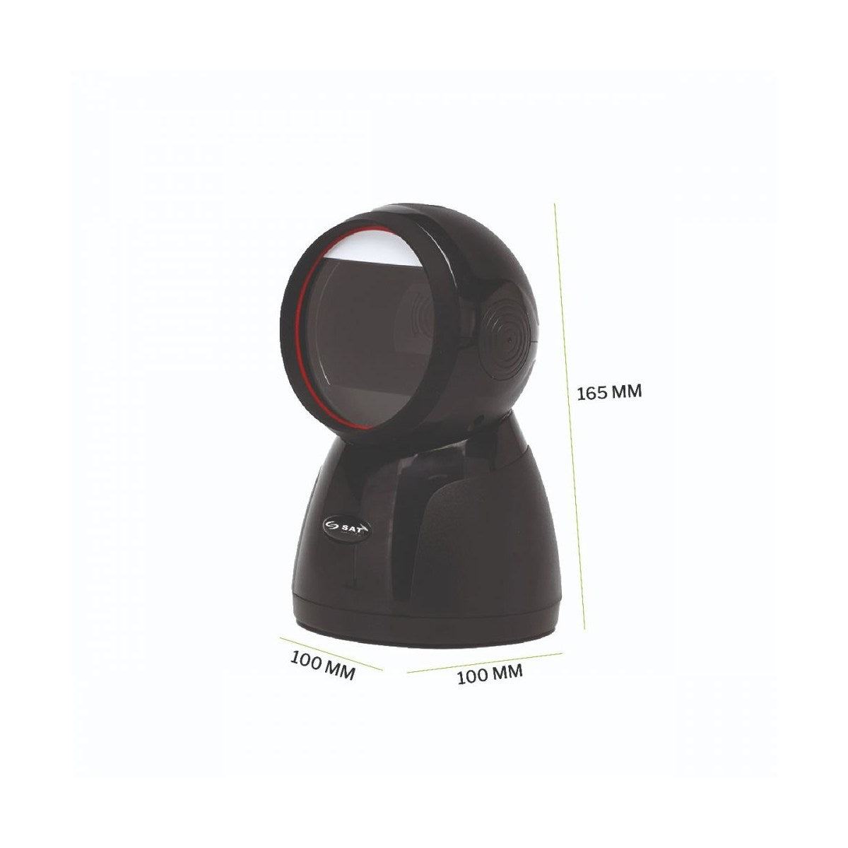 Lector de Código de Barras Omnidireccional 1D/2D QR ID Alámbrico USB Sat AI8604 - vista 3