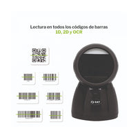 Lector de Código de Barras Omnidireccional 1D/2D QR ID Alámbrico USB Sat AI8604 - vista 4