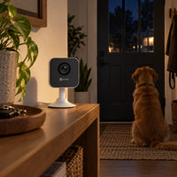 Cámara Wi-Fi EZVIZ H1c 2MP Full HD Interior - lifestyle remote-entry - Media Factory