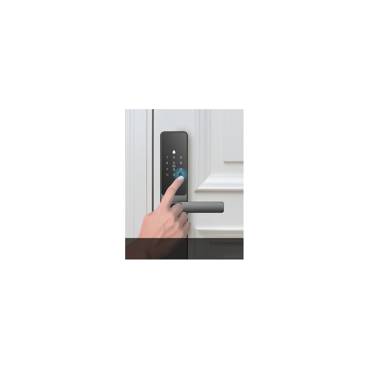 Cerradura Inteligente EZVIZ DL05 Wi-Fi con Huella y Teclado, vista 4