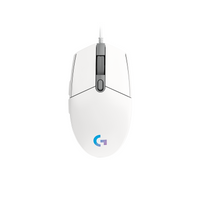 Mouse Gamer Logitech G203 LIGHTSYNC Alámbrico Blanco, vista 1