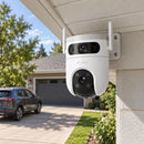 Cámara Wi-Fi EZVIZ H9c Dual 5MP 3K Doble Lente Exterior - lifestyle front-entrance - Media Factory