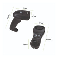 Lector de Código de Barras 1D/2D QR Inalámbrico Sar AI202W+1 con Base Bluetooth - vista oficial 2
