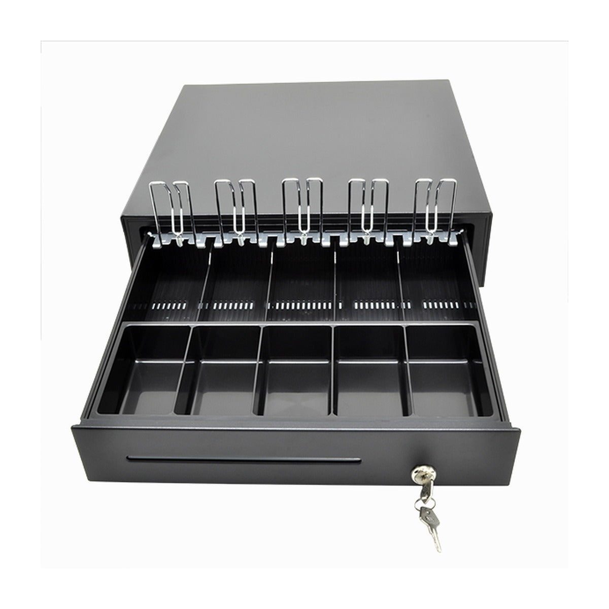 Cajón Monedero Jaltech TPS-410A 5 Puestos Riel Metalico