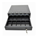 Cajón Monedero Jaltech TPS-410A 5 Puestos Riel Metalico, vista del producto