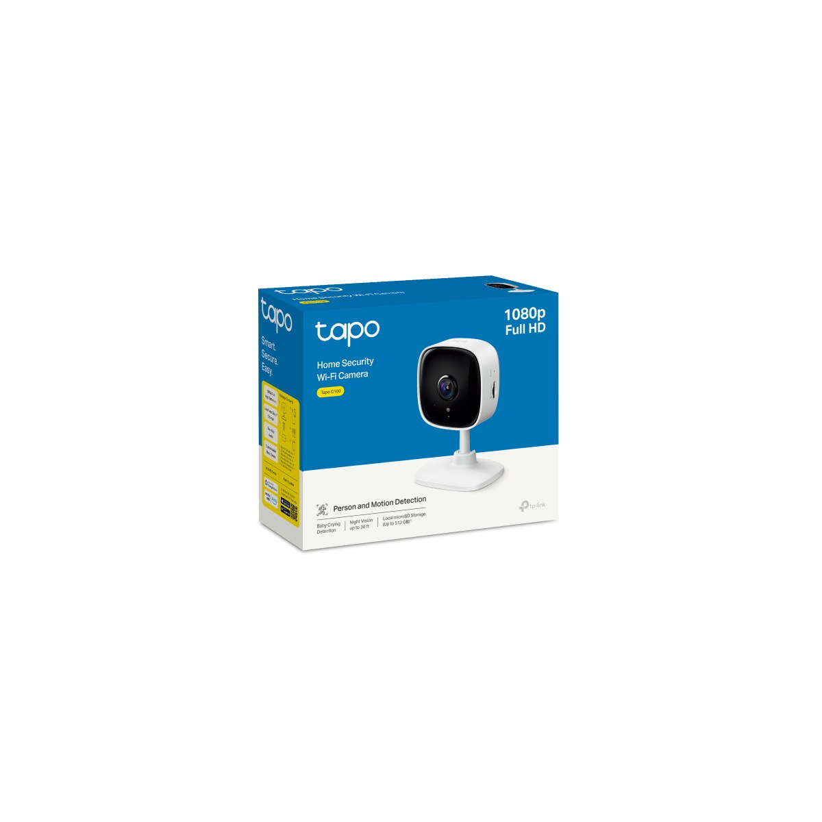 Cámara Wi-Fi TP-Link Tapo C100 Full HD Interior