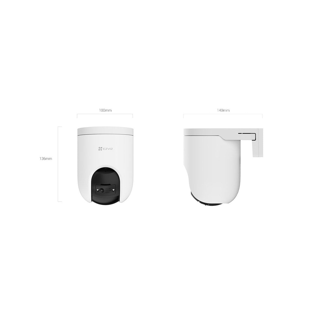 Cámara 4G EZVIZ H8c 3MP 2K 360° Exterior