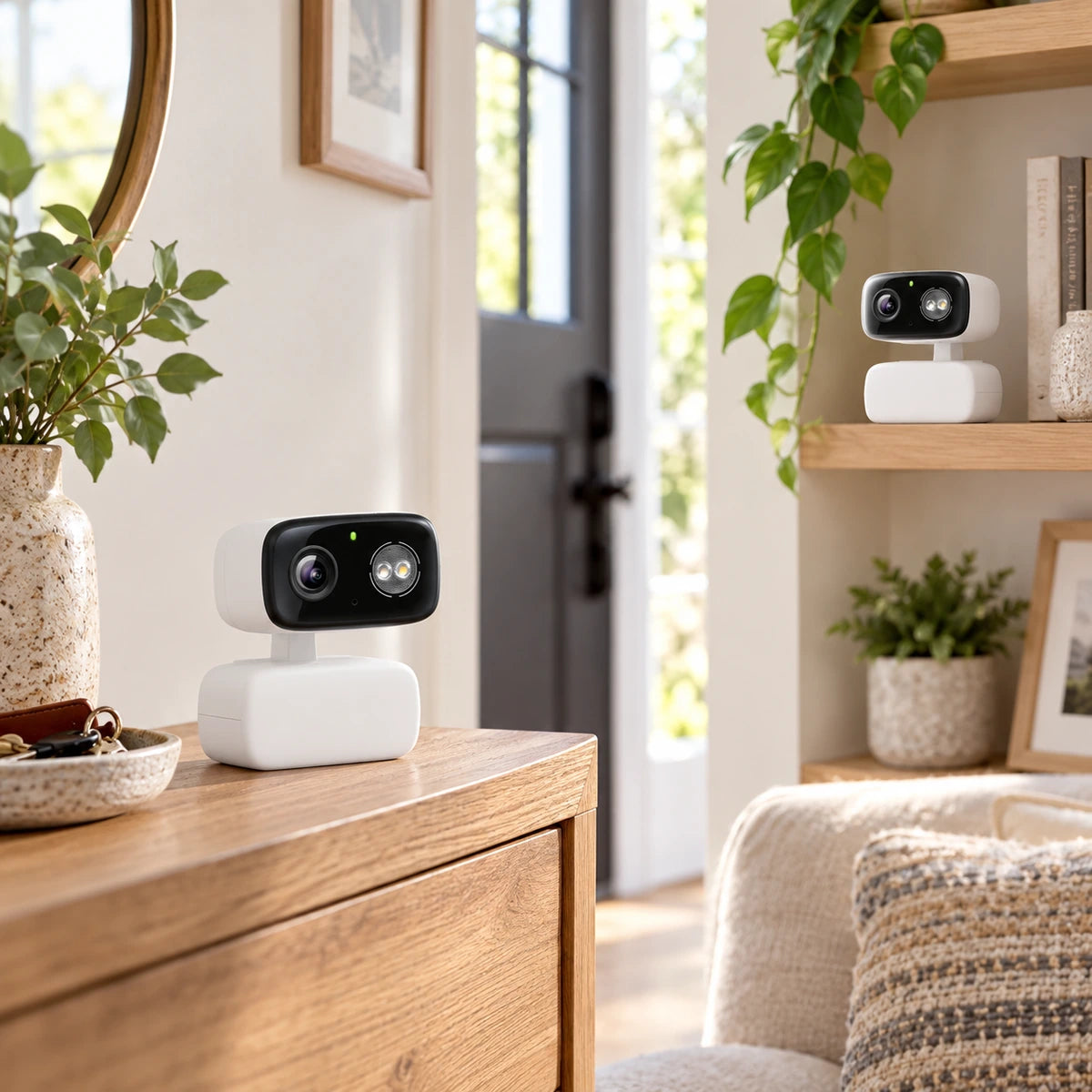 Kit de 2 Cámaras Wi-Fi TP-Link Tapo C216 2K Interior/Exterior - lifestyle home-two-zone - Media Factory