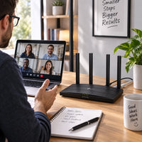 Router TP-Link Archer AX12 Wi-Fi 6 AX1500 Dual Band - lifestyle home-office - Media Factory