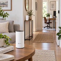Sistema Wi-Fi Mesh TP-Link Deco E4 AC1200 Pack de 3 - lifestyle home-three-zone - Media Factory