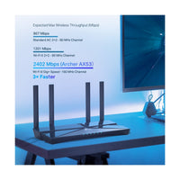 Router TP-Link Archer AX53 AX3000 Wi-Fi 6 Dual Band, vista 4