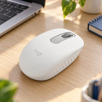 Mouse Bluetooth Logitech M196 blanco hueso — escena de uso 01