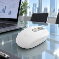 Mouse Bluetooth Logitech M196 blanco hueso — escena de uso 03