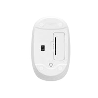 Mouse Bluetooth Logitech M196 blanco hueso — vista real 02
