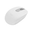 Mouse Bluetooth Logitech M196 blanco hueso — vista real 03