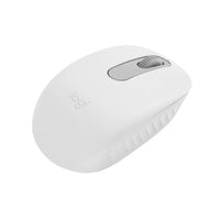 Mouse Bluetooth Logitech M196 blanco hueso — vista real 03