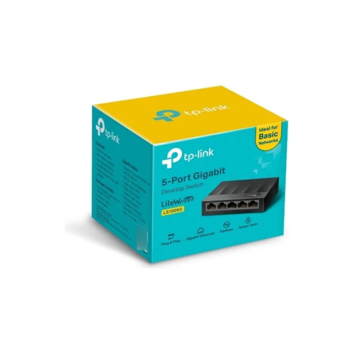 Switch Gigabit TP-Link LiteWave LS1005G de 5 Puertos
