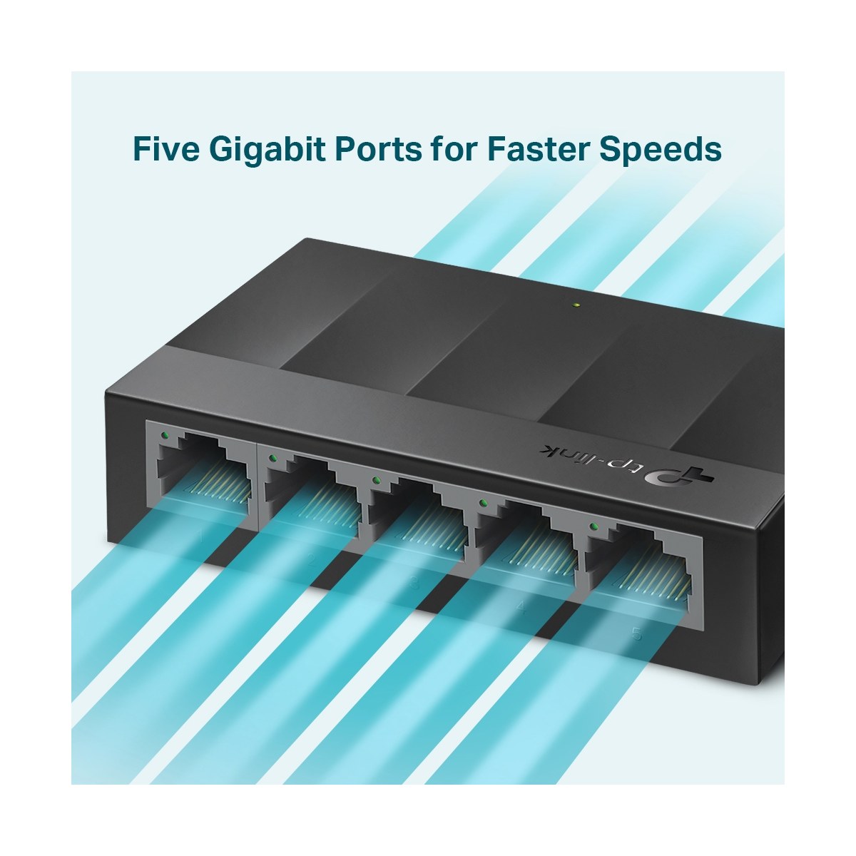 Switch Gigabit TP-Link LiteWave LS1005G de 5 Puertos, vista 3