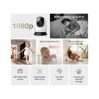 Cámara de Seguridad Wi-Fi Mercusys MC200 Full HD 360° - vista 2
