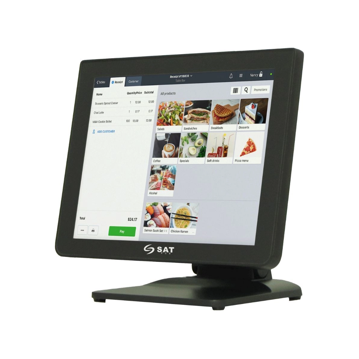 Todo en Uno Sat N150 Core i3 6TH RAM 8GB SSD 256GB 15.6"