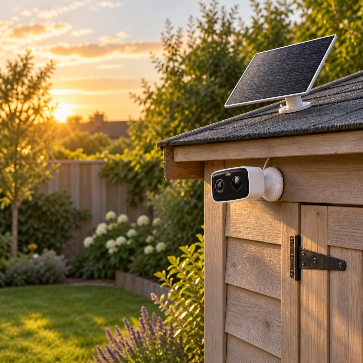 Kit de Cámara Solar TP-Link Tapo C400 Full HD Exterior - lifestyle garden-shed-solar - Media Factory