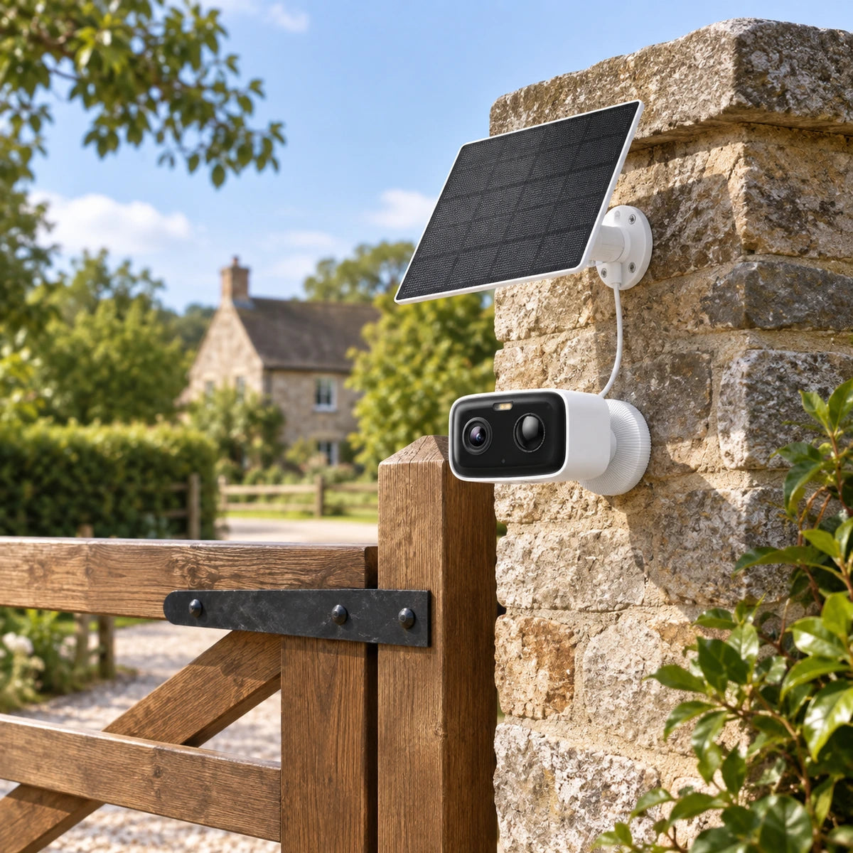 Kit de Cámara Solar TP-Link Tapo C400 Full HD Exterior - lifestyle rural-gate-solar - Media Factory
