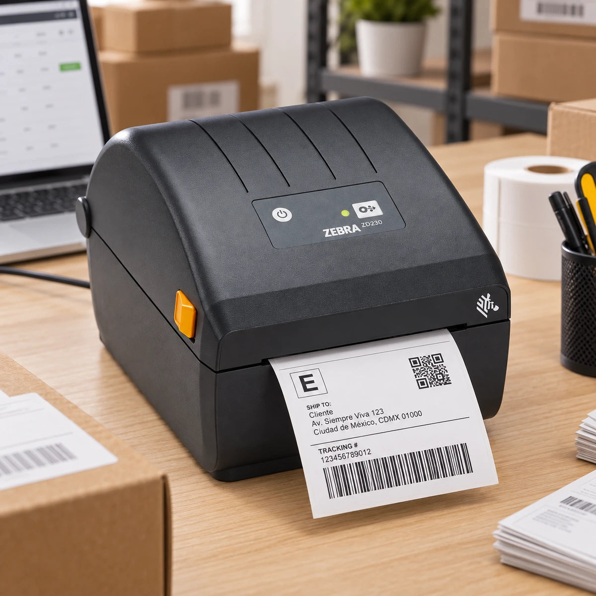 Impresora de Etiquetas Zebra ZD230 USB 4 pulgadas - lifestyle ecommerce-dispatch - Media Factory POS