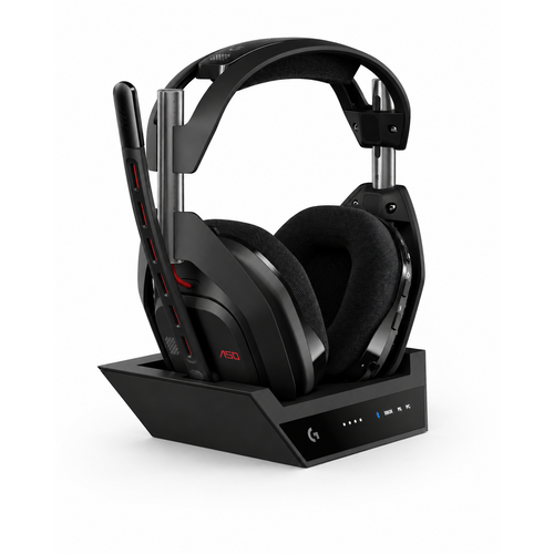 Audífonos Gamer Logitech G ASTRO A50 X LIGHTSPEED con Base PLAYSYNC - Negro