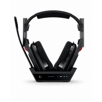 Diadema Gamer Logitech ASTRO A50 Gen 5 Inalámbrica Negra, vista 3