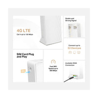 Router 4G LTE Mercusys MB110-4G Wi-Fi N 300 Mbps - vista 3