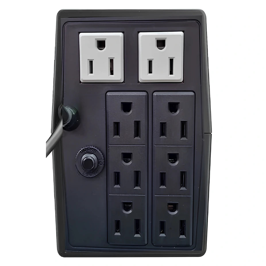 UPS Forza BT-1001 1000VA 600W de 8 tomas 120V — vista técnica 2