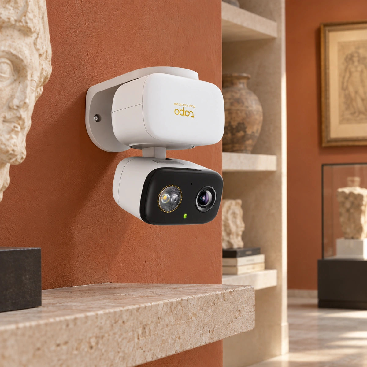 Cámara Wi-Fi TP-Link Tapo C236 5MP 3K Interior/Exterior — tercera escena de uso en un ambiente editorial distinto